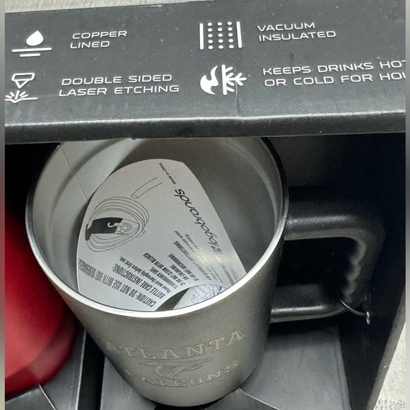 Atlanta Falcons NCAA 24/40oz Travel Tumbler No Lid Included New - Picture 3 of 8